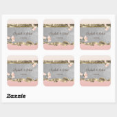 Elegant Chic Floral Wedding Sticker (Vel)
