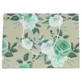 Elegant chic flower groot cadeauzakje (Voorkant)