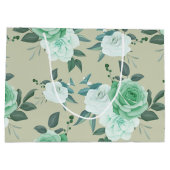Elegant chic flower groot cadeauzakje (Achterkant)