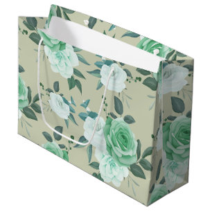 Elegant chic flower groot cadeauzakje