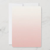 Elegant, Chic Flowers, Heart Kaart (Achterkant)