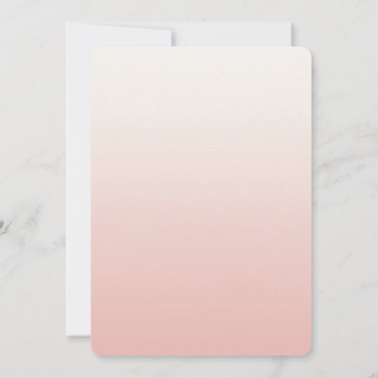 Elegant, Chic Flowers, Heart Kaart (Achterkant)