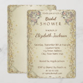 Elegant Chic Flowers Vrijgezellenfeest Kaart (Voorkant / Achterkant)