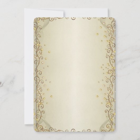 Elegant Chic Flowers Vrijgezellenfeest Kaart (Achterkant)