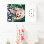 Elegant Chic Funeral | Moderne viering van het lev Spandoek (Insitu)