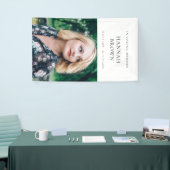 Elegant Chic Funeral | Moderne viering van het lev Spandoek (Beurs)