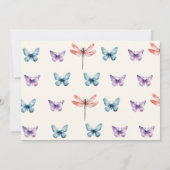 Elegant & Chic geeft hij haar vlinders Behuizing Kaart (Achterkant)