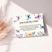 Elegant & Chic geeft hij haar vlinders Behuizing Kaart