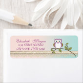 Elegant Chic Girly Cute, Owl Etiket (Insitu)