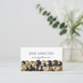 Elegant Chic Glitter-ballonnen Visitekaartje (Staand voorkant)