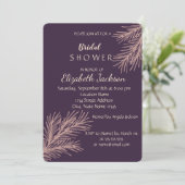 Elegant Chic Glitter Branch Vrijgezellenfeest Kaart (Staand voorkant)