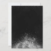 Elegant Chic Glitter Dress, Vrijgezellenfeest Kaart (Achterkant)