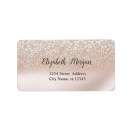 Elegant Chic Glitter Ombre Bokeh Etiket