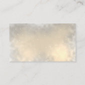 Elegant Chic Gold Border Wedding Registry Informatiekaartje (Achterkant)