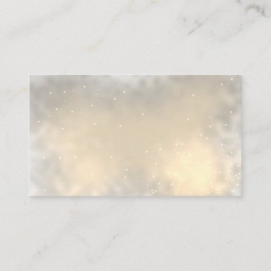 Elegant Chic Gold Border Wedding Registry Informatiekaartje (Achterkant)