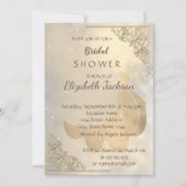 Elegant Chic Gold Dress Vrijgezellenfeest Kaart (Voorkant)