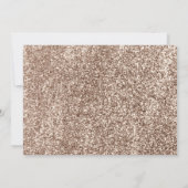 Elegant chic gold glitter script zwart afstuderen kaart (Achterkant)