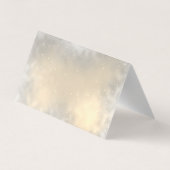 Elegant Chic Gold Hearts, glittery Hartelijk dank  Visitekaartje (Achterkant)