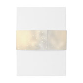 Elegant Chic Gold Hearts Uitnodigingen Wikkel (Achterkant Voorbeeld)