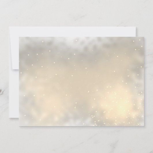 Elegant Chic Gold Hearts, vogels bewaren de datum Save The Date (Achterkant)