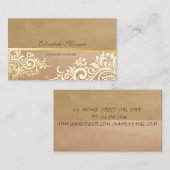  elegant, chic, Gold kant Visitekaartje (Voorkant / Achterkant)