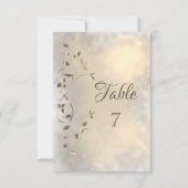 Elegant Chic Gold Leaves Kaart (Voorkant)