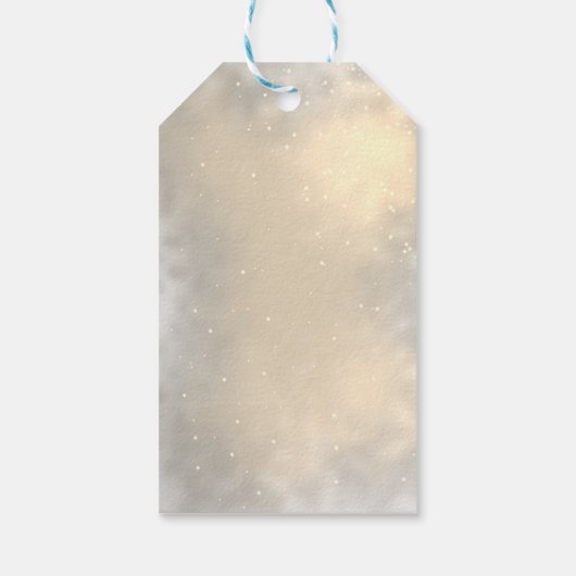 Elegant Chic Gold Lijst Hartelijk dank Cadeaulabel (Achterkant)