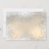 Elegant Chic Gold Lijst RSVP-kaart Kaart (Achterkant)