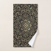 Elegant Chic Gold Mandala Bad Handdoek (Handdoek)