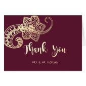 Elegant Chic Gold Paisley (Voorkant Horizontaal)