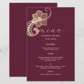 Elegant Chic Gold Paisley (Voorkant / Achterkant)