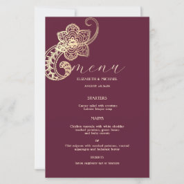 Elegant Chic Gold Paisley