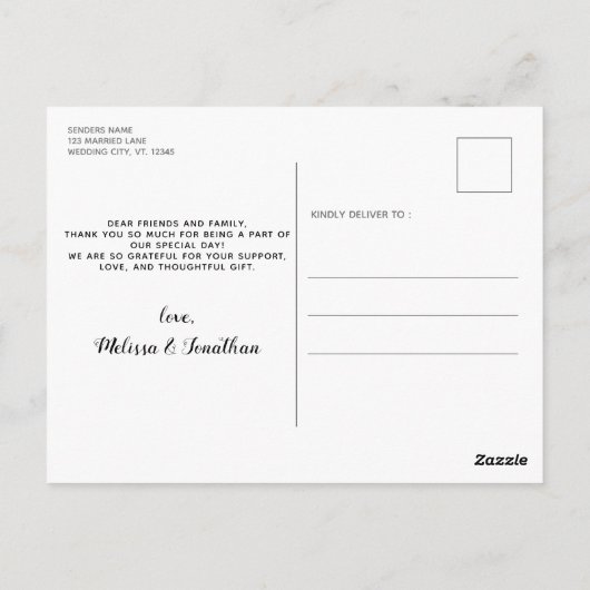 Elegant Chic Gold Pet Dog Weddenschap Hartelijk da Briefkaart (Achterkant)