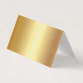 Elegant Chic Gold SunflowerDank u Kaart Visitekaartje (Achterkant)