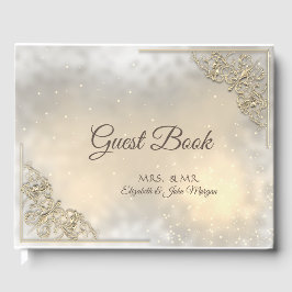 Elegant Chic Gold Wedding Gastenboek