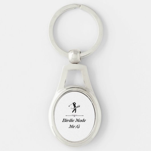 Elegant Chic Golf Keychain popular gift 2026 (Voorkant)