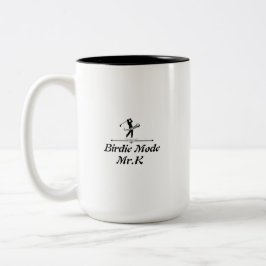 Elegant Chic Golf Two-Tone Coffee Mug gift 2026 Tweekleurige Koffiemok