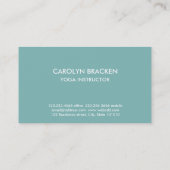 Elegant Chic Henna Mehendi Mandala Pattern Visitekaartje (Achterkant)