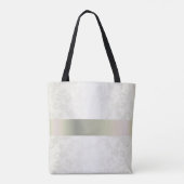  elegant, chic, kant, meisje Silhouette kan koelen Tote Bag (Achterkant)