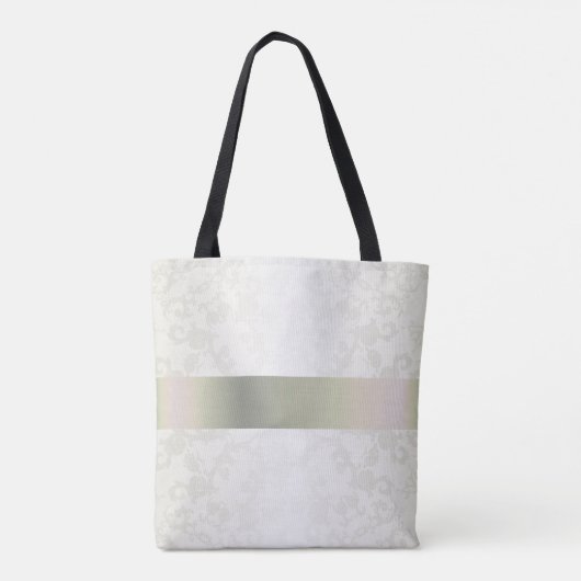 elegant, chic, kant, meisje Silhouette kan koelen Tote Bag (Achterkant)