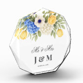 Elegant Chic Keepsake Newlyweds Gift Bride Groom Fotoblokken (Links)