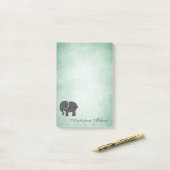 Elegant chic lady oliephant  post-it® notes (Op bureau)