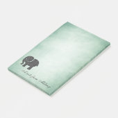 Elegant chic lady oliephant  post-it® notes (Schuin)