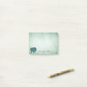 Elegant chic lady oliephant post-it® notes (Op bureau)