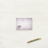 Elegant chic lady oliephant  post-it® notes (Op bureau)