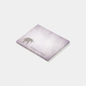 Elegant chic lady oliephant  post-it® notes (Schuin)
