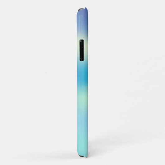 Elegant Chic Lotus Blue Holographic Case-Mate iPhone Case (Achterkant/rechts)