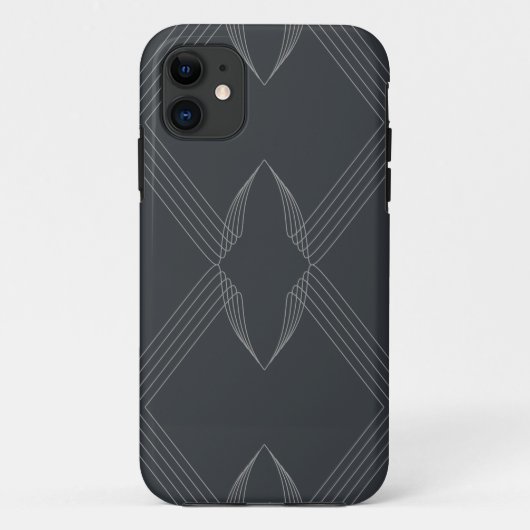 Elegant, chic, luxe, eenvoudig lijnpatroon Case-Mate iPhone case (Achterkant)