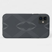 Elegant, chic, luxe, eenvoudig lijnpatroon Case-Mate iPhone case (Achterkant (horizontaal))