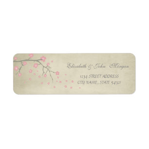 Elegant Chic Luxury - Cherry Tree Address Label